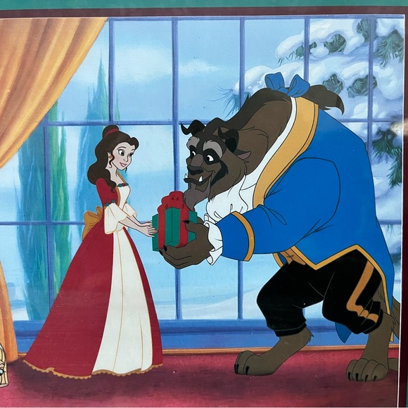 Disney commemorative exclusive lithograph, beauty and beast, 1992 - Picture 3 of 8